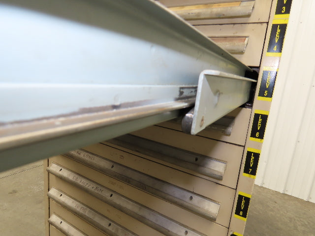 14 Drawer Industrial Tooling Storage Cabinet 30x29x61" Lyon Lista Vidmar Box