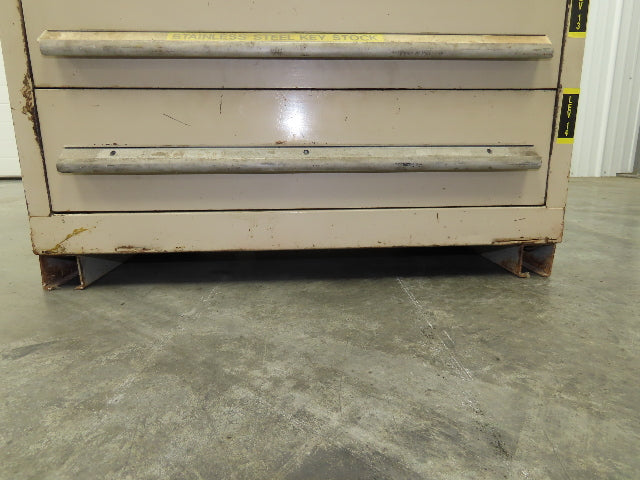 14 Drawer Industrial Tooling Storage Cabinet 30x29x61" Lyon Lista Vidmar Box