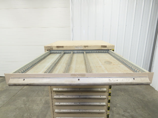 14 Drawer Industrial Tooling Storage Cabinet 30x29x61" Lyon Lista Vidmar Box