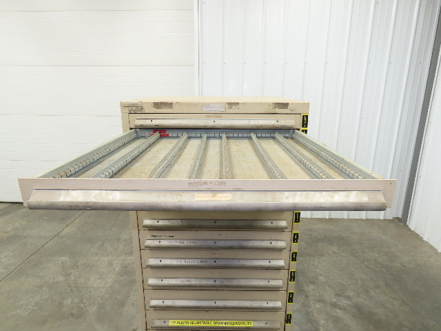 14 Drawer Industrial Tooling Storage Cabinet 30x29x61" Lyon Lista Vidmar Box