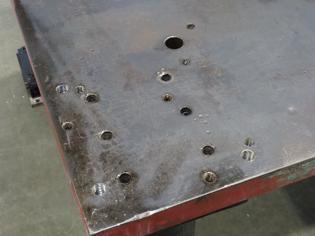 1-3/4" Thick Top Steel Fabrication Welding Layout Table Work Bench 128"x48"x34"