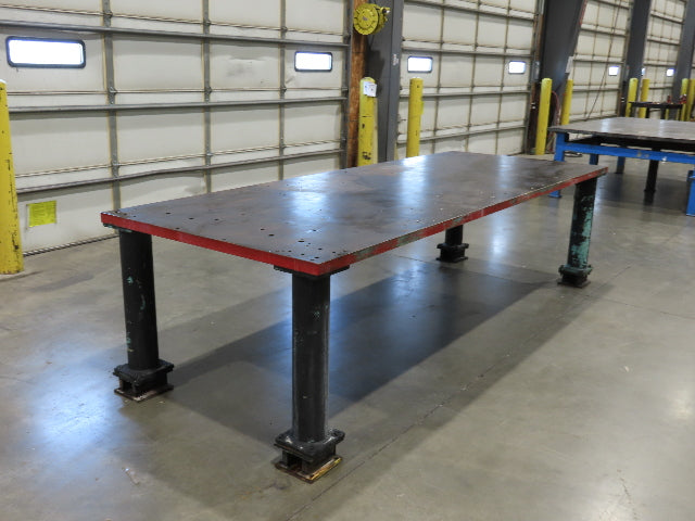 1-3/4" Thick Top Steel Fabrication Welding Layout Table Work Bench 128"x48"x34"
