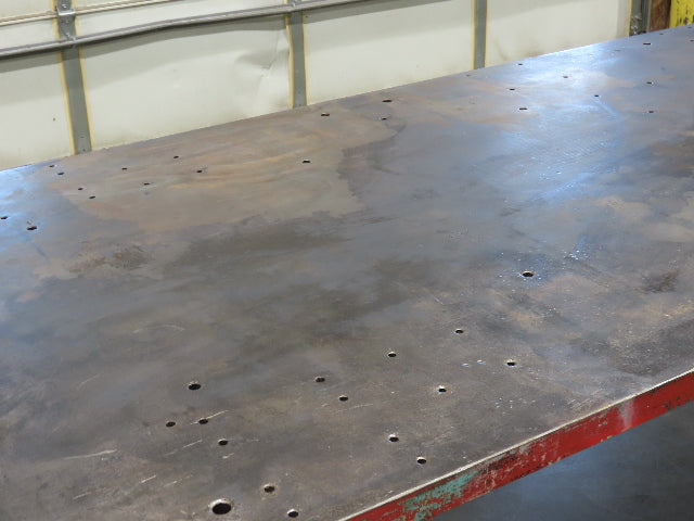1-3/4" Thick Top Steel Fabrication Welding Layout Table Work Bench 128"x48"x34"