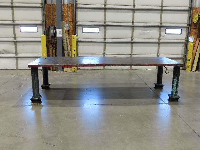 1-3/4" Thick Top Steel Fabrication Welding Layout Table Work Bench 128"x48"x34"