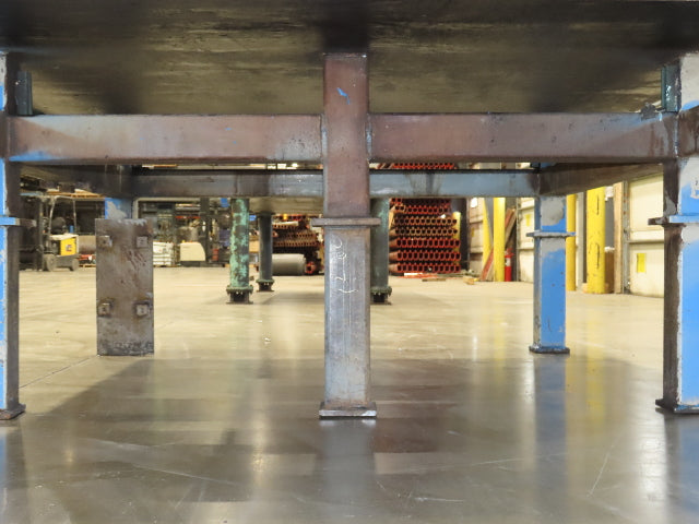 1-3/4" Thick Top Steel Welding Layout Table Work Bench 120"x72"x33" Wilton Vise