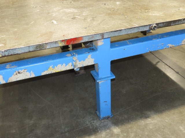 1-3/4" Thick Top Steel Welding Layout Table Work Bench 120"x72"x33" Wilton Vise