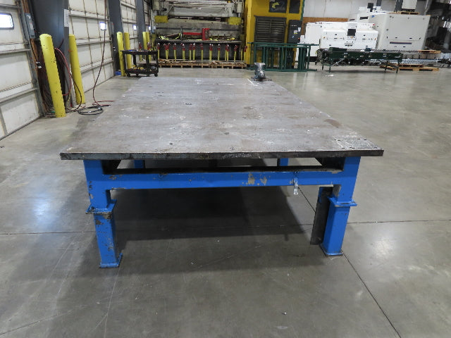 1-3/4" Thick Top Steel Welding Layout Table Work Bench 120"x72"x33" Wilton Vise