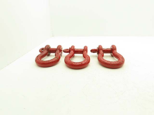 Crosby WLL9-1/2T Lifting Shackle with 1-1/4" Pin Lot of 3