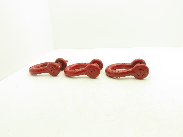 Crosby WLL9-1/2T Lifting Shackle with 1-1/4" Pin Lot of 3