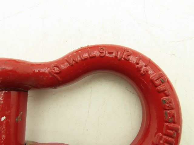 Crosby WLL9-1/2T Lifting Shackle with 1-1/4" Pin Lot of 3
