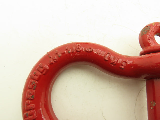 Crosby WLL9-1/2T Lifting Shackle with 1-1/4" Pin Lot of 3