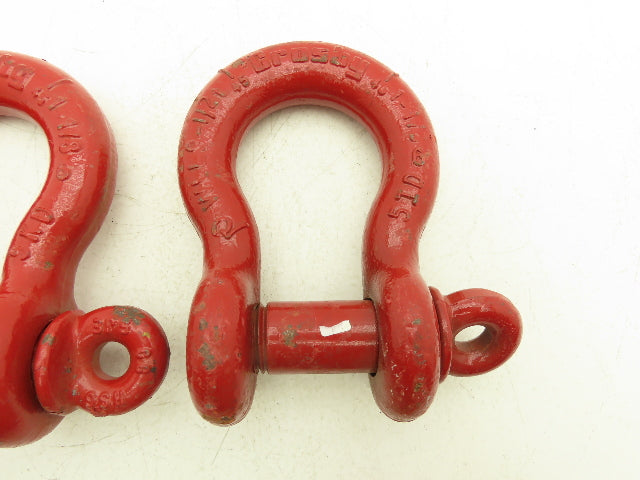 Crosby WLL9-1/2T Lifting Shackle with 1-1/4" Pin Lot of 3