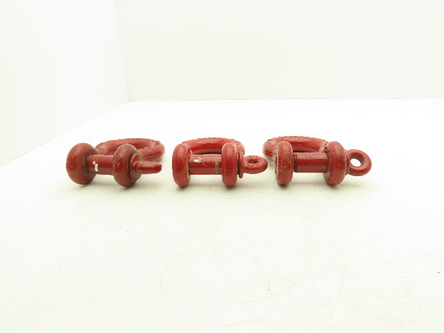 Crosby WLL9-1/2T Lifting Shackle with 1-1/4" Pin Lot of 3