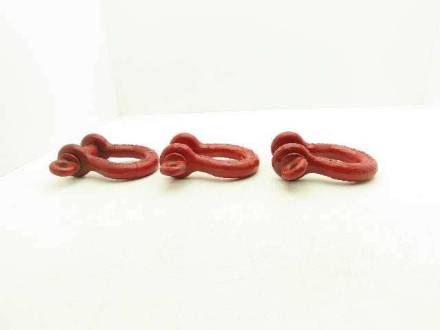 Crosby WLL9-1/2T Lifting Shackle with 1-1/4" Pin Lot of 3