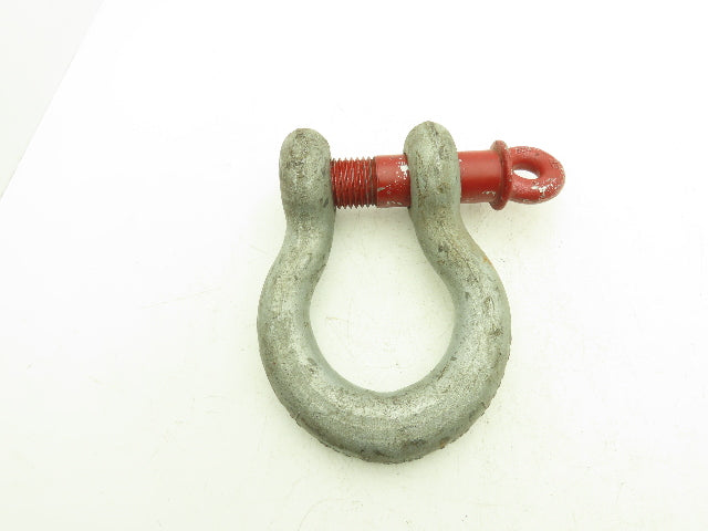 Crosby G-209 1-3/4" Galvanized Carbon Anchor Shackle with 2" Alloy Screw Pin