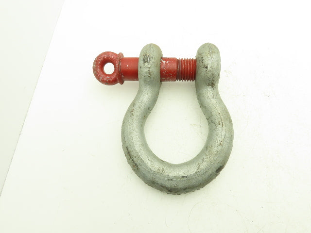 Crosby G-209 1-3/4" Galvanized Carbon Anchor Shackle with 2" Alloy Screw Pin