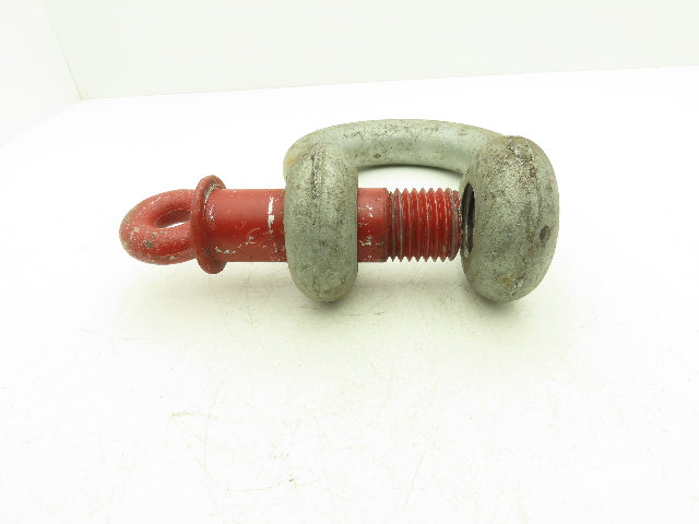 Crosby G-209 1-3/4" Galvanized Carbon Anchor Shackle with 2" Alloy Screw Pin