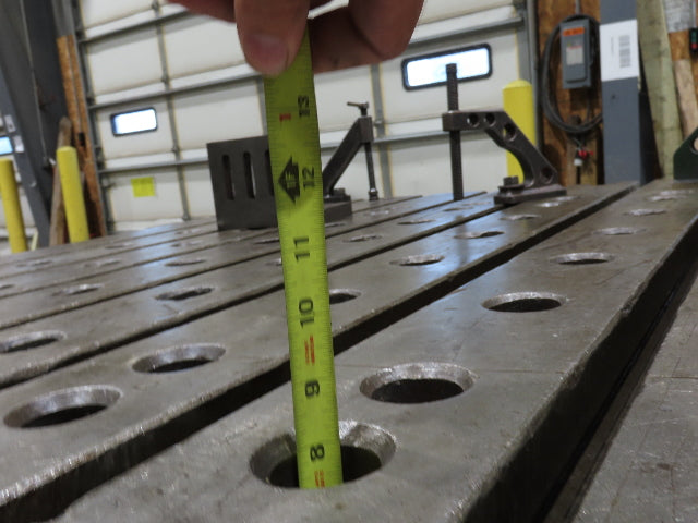 8" Steel Fabrication Welding Table Jig Layout 84x60" Wilton Vise T Slot Holdfast