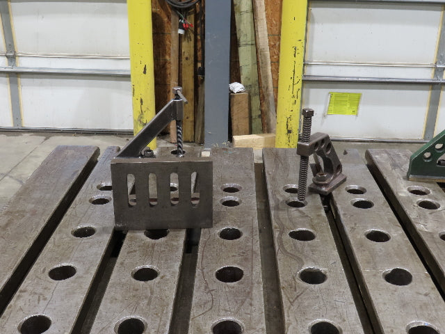 8" Steel Fabrication Welding Table Jig Layout 84x60" Wilton Vise T Slot Holdfast
