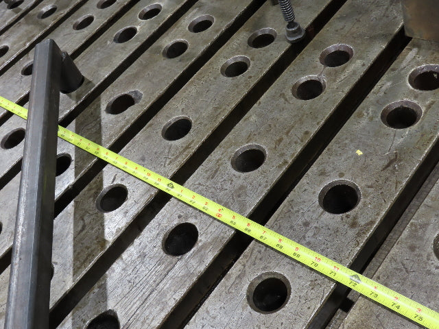 8" Steel Fabrication Welding Table Jig Layout 84x60" Wilton Vise T Slot Holdfast