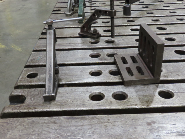 8" Steel Fabrication Welding Table Jig Layout 84x60" Wilton Vise T Slot Holdfast