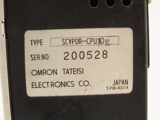 Omron SCY-POR HMI Programmable Controller Interface Module SCYPOR-CPU10E