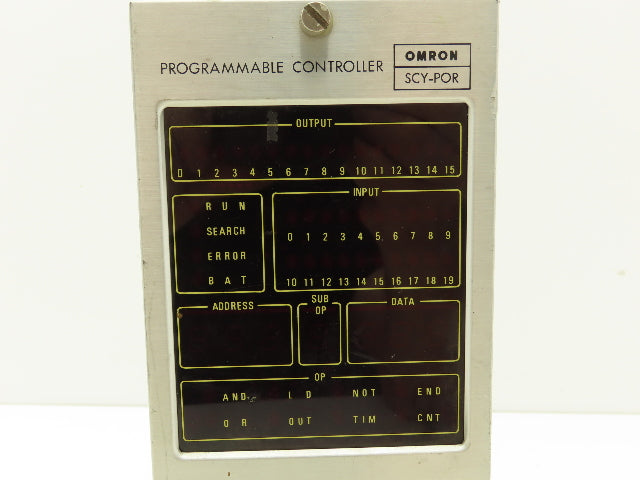 Omron SCY-POR HMI Programmable Controller Interface Module SCYPOR-CPU10E