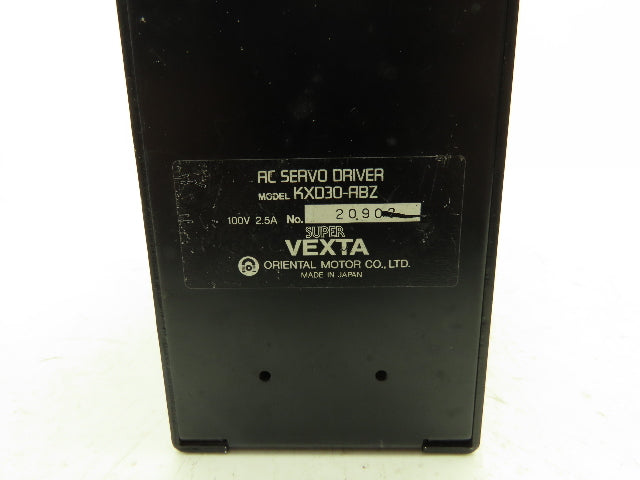 Oriental Motor KXD30-ABZ AC Servo Driver 100V 2.5A Super Vexta