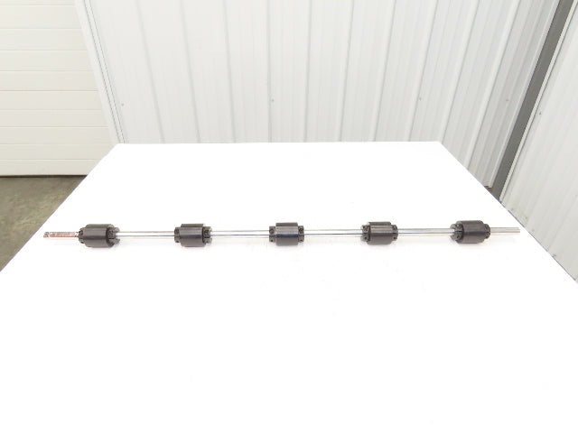 Hytrol 914.R1P430 43" Belt Conveyor Support Carry Roller 2-1/8"Dia Multi Bearing