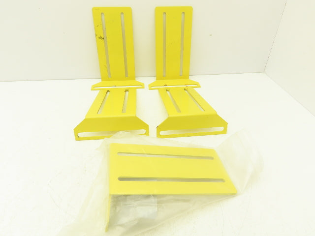 Allen Bradley 60-2723 2x8" Conveyor Sensor Reflector Bracket Yellow Lot of 5