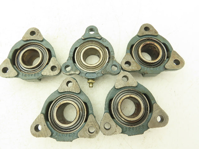 Dodge SC1-205 3-Bolt Flange Ball Bearing 1" Bore TRD205 Lot of 5
