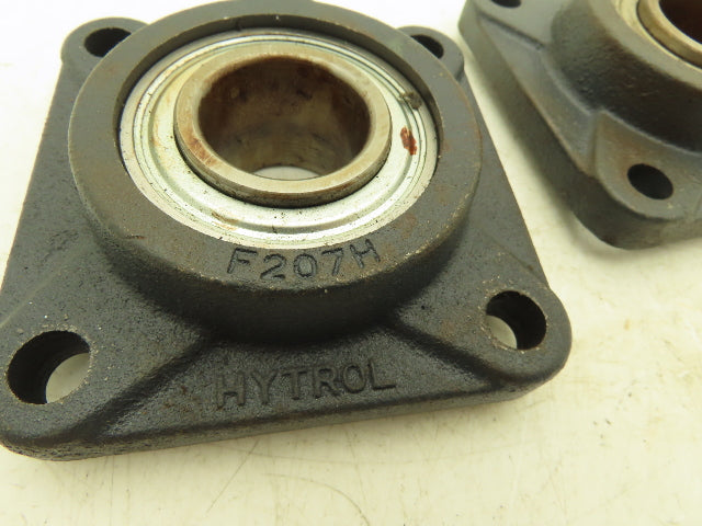 Hytrol F207H 4-Bolt Flange Mount Conveyor Pulley Bearing 1-7/16" Bore Lot of 2