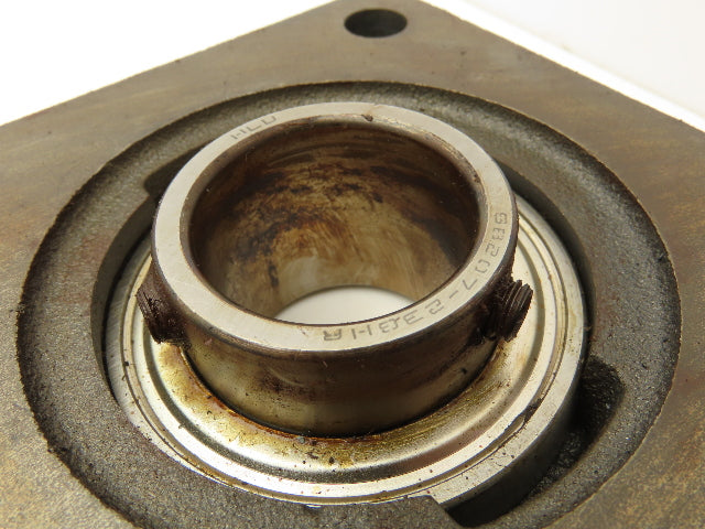 Hytrol F207H 4-Bolt Flange Mount Conveyor Pulley Bearing 1-7/16" Bore Lot of 2