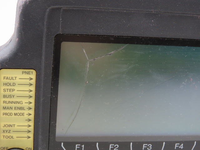 Fanuc A05B-2308-C300 Robot Teach Pendant Keypad Cracked Screen Cover