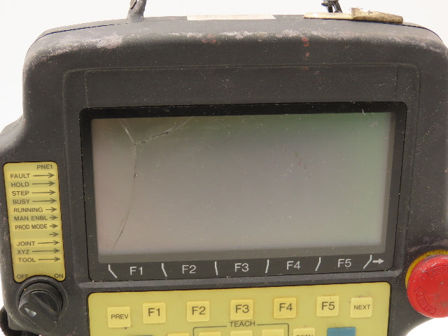 Fanuc A05B-2308-C300 Robot Teach Pendant Keypad Cracked Screen Cover