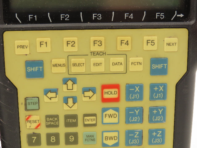 Fanuc A05B-2308-C300 Robot Teach Pendant Keypad Cracked Screen Cover