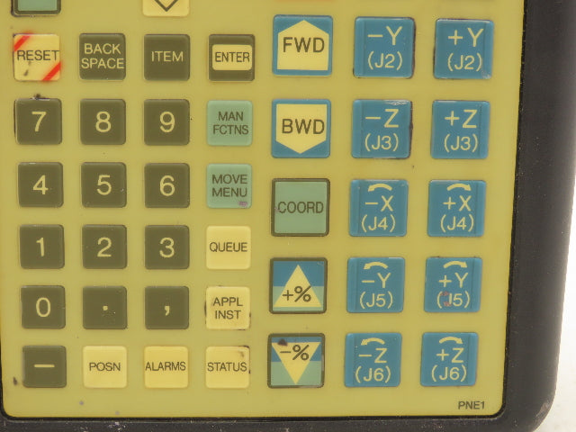 Fanuc A05B-2308-C300 Robot Teach Pendant Keypad Cracked Screen Cover