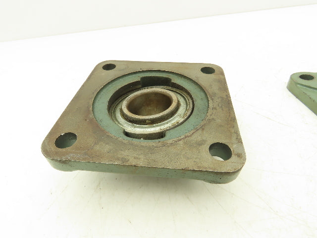 Hytrol F206H 4-Bolt Flange Mount Conveyor Pulley Bearing 1-3/16" Bore Lot of 5