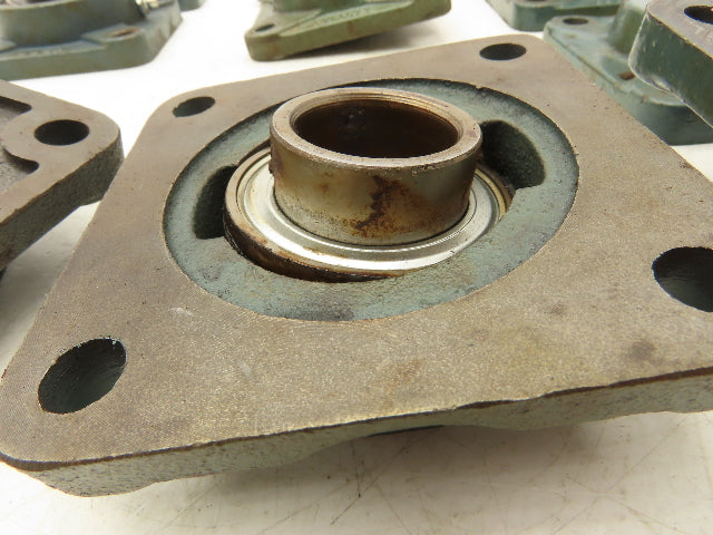 Hytrol/Dodge/AMI F206H SC206 4-Bolt Flange Mount Bearing 1-3/16" Bore Lot of 10