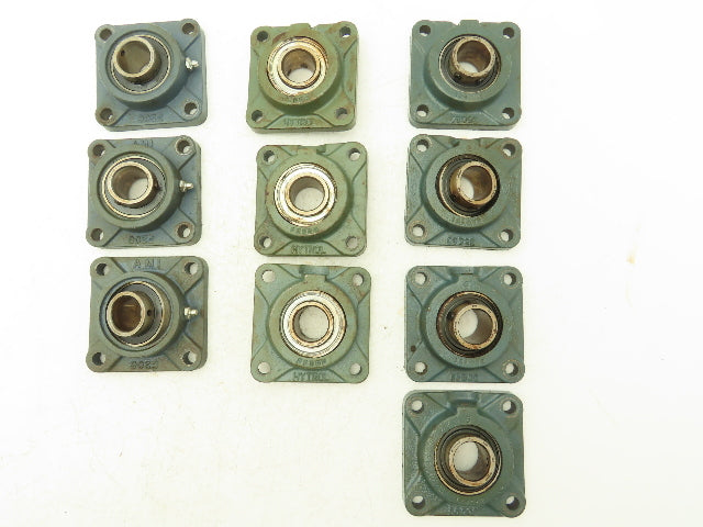 Hytrol/Dodge/AMI F206H SC206 4-Bolt Flange Mount Bearing 1-3/16" Bore Lot of 10