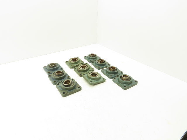 Hytrol/Dodge/AMI F206H SC206 4-Bolt Flange Mount Bearing 1-3/16" Bore Lot of 10