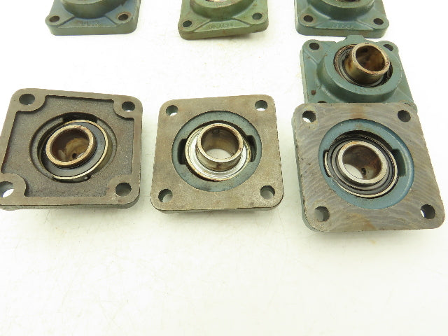 Hytrol/Dodge/AMI F206H SC206 4-Bolt Flange Mount Bearing 1-3/16" Bore Lot of 10