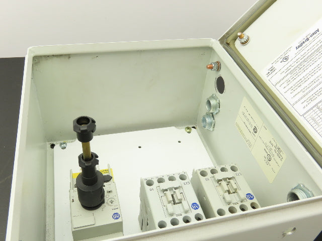 Allen Bradley 103H-NX2D Reversing Motor Starter Enclosed Disconnect 140M-C2E-C10