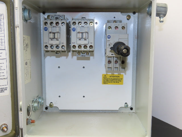 Allen Bradley 103H-NX2D Reversing Motor Starter Enclosed Disconnect 140M-C2E-C10