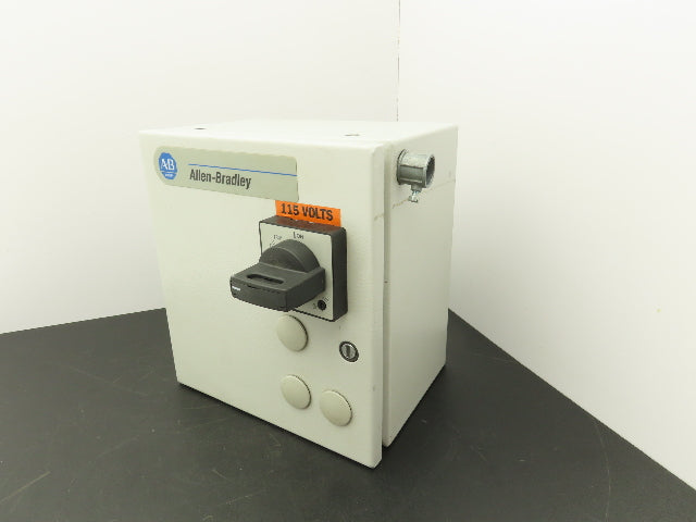Allen Bradley 103H-NX2D Reversing Motor Starter Enclosed Disconnect 140M-C2E-C10