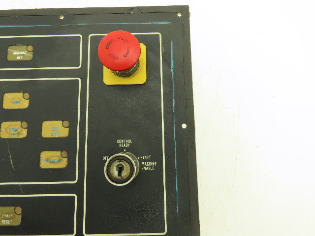 Cincinnati Milacron 3-525-0915A Operator Interface Panel w/ E-Stop *Missing Key*