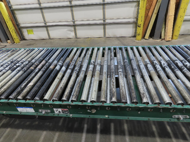 Dematic 42"x 61' 6" Accumulating Roller Conveyor Belt Drive 40"BF 460V 168FPM