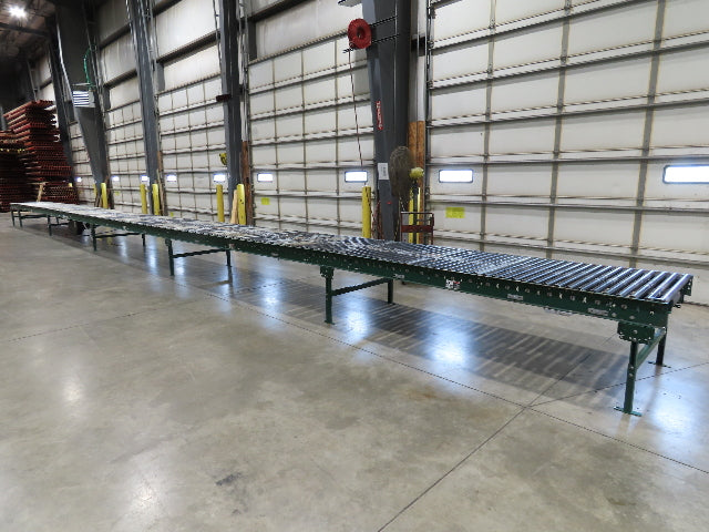 Dematic 42"x 61' 6" Accumulating Roller Conveyor Belt Drive 40"BF 460V 168FPM