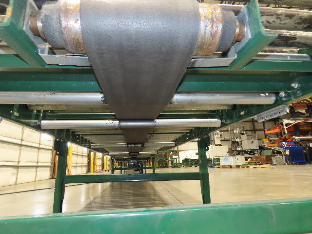 Dematic 42"x 61' 6" Accumulating Roller Conveyor Belt Drive 40"BF 460V 168FPM