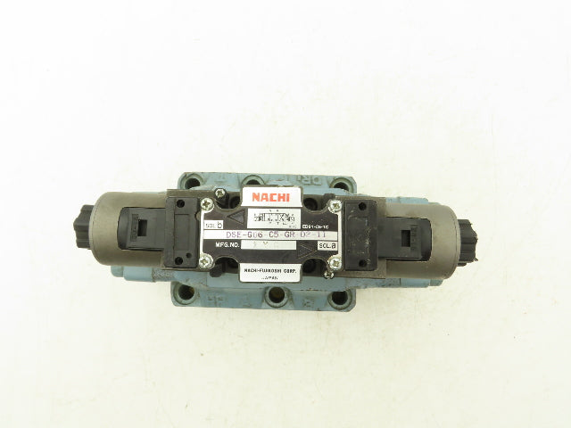 Nachi DSE-G06-C5-GR-D2-11 Hydraulic Directional Control Solenoid Valve 24VDC 3/4
